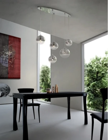 Redo Group - Berry Suspension Lamp - Matt Gold/Shaded White