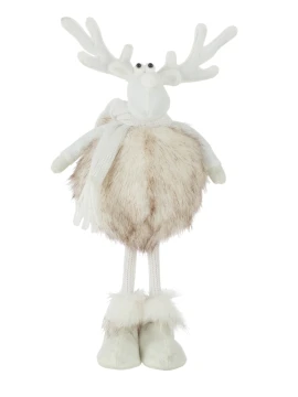 J-Line - Standing Reindeer - Beige