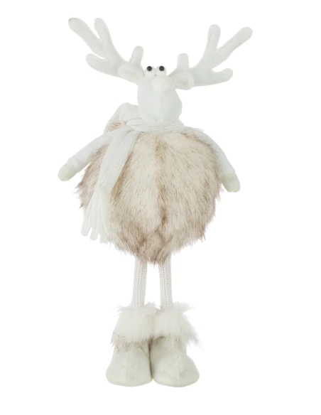 J-Line - Standing Reindeer - Beige