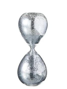 J-Line - Clessidra Perle Vetro - Argento