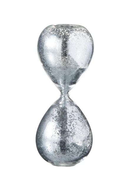 J-Line - Clessidra Perle Vetro - Argento