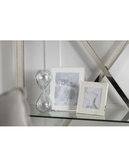 J-Line - Clessidra Perle Vetro - Argento