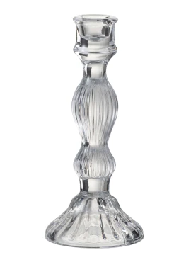 J-Line - Ball Candlestick - Clear Glass