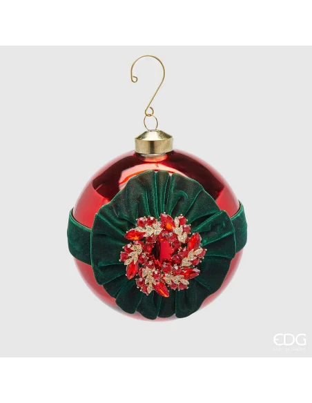 EDG - Gem Christmas Ball - Red