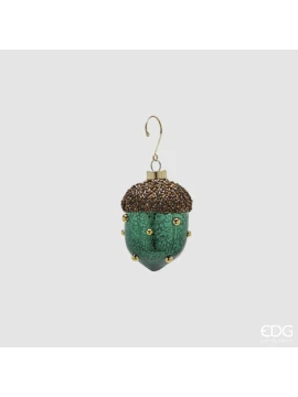 EDG - Acorn Christmas Ball - Green