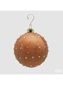 EDG - Sparkle Christmas Ball - Rust