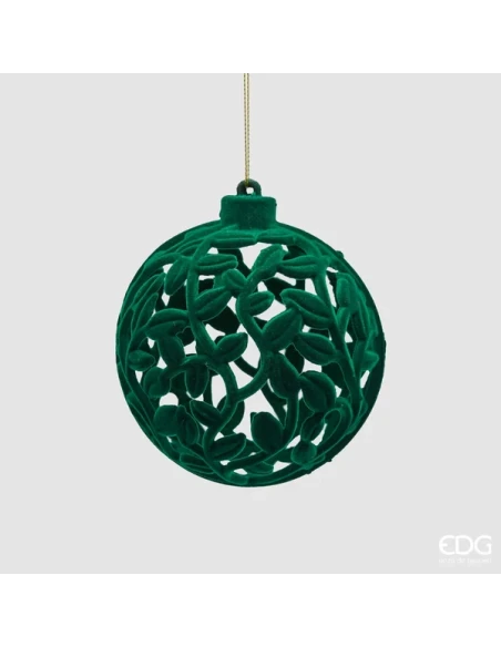 EDG - Velvet Christmas Ball - Green