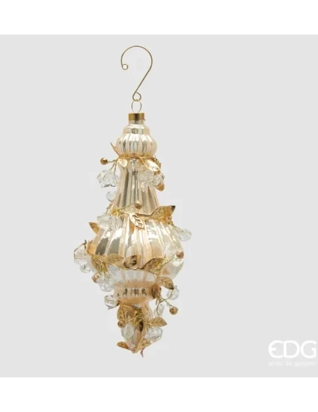 EDG - Pallina di Natale Fuso Barocco - Oro