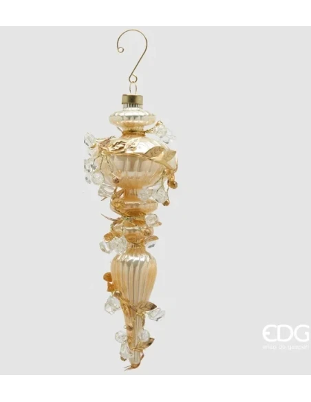 EDG - Pallina di Natale Fuso Barocco - Oro