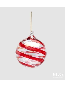 EDG - Pallina di Natale Vortex Palla  - Rosso