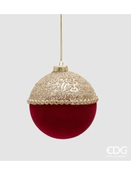 EDG - Bicolor Christmas Ball - Red
