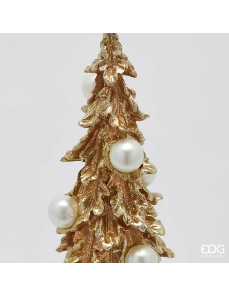 EDG - Decorazione Pino con Perle -  Oro