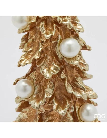 EDG - Pine Decoration with Pearls - Gold