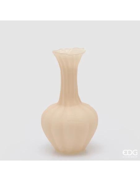 EDG - Vaso Flow Sinuoso H 31 cm - Avorio