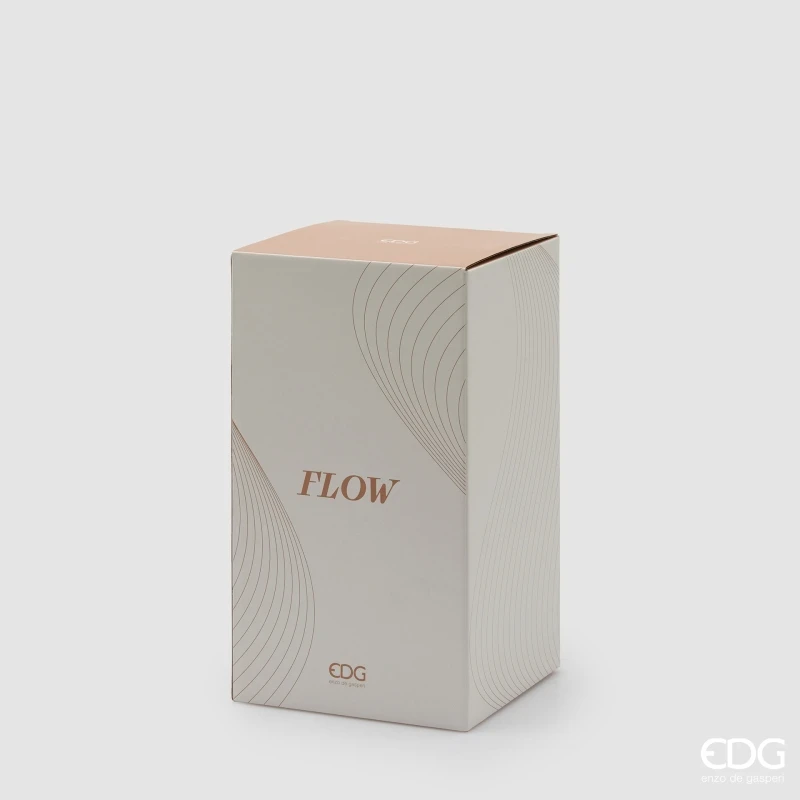 EDG - Flow Sinuoso Vase H 31 cm - Ivory