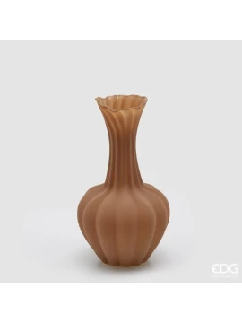 EDG - Flow Sinuoso Vase H 31 cm - Light Brown