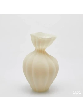 EDG - Flow Sinuoso Vase H 30.5 cm - Ivory