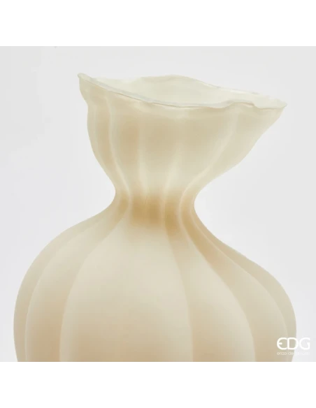 EDG - Flow Sinuoso Vase H 30.5 cm - Ivory
