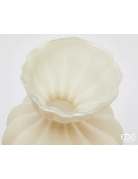 EDG - Flow Sinuoso Vase H 30.5 cm - Ivory