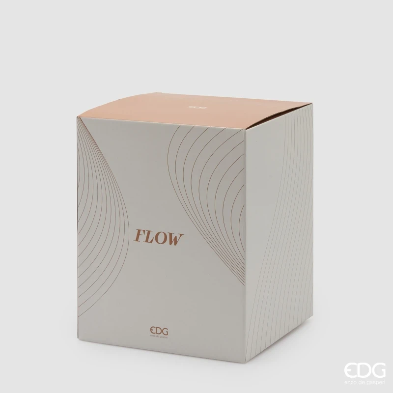 EDG - Flow Sinuoso Vase H 32 cm - Ivory