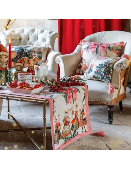 Blanc MariClò - Cuscino Favola di Natale - 45 x 45 cm