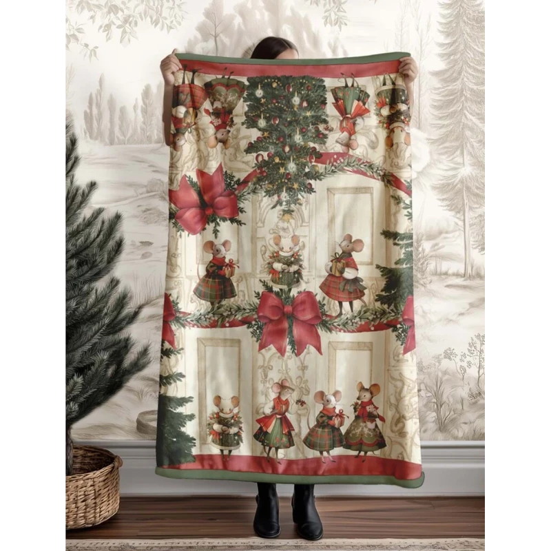 Blanc MariClò - Christmas Fairytale Sherpa Throw - 160 x 220 cm