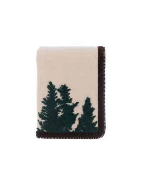 Blanc MariClò - Plaid Sherpa Gran Paradiso ALberi e Alci - 140 x 170 cm