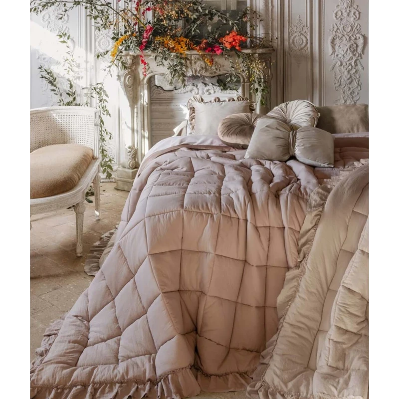 Blanc MariClò - Quilt with Gala Diamante Collection - Pink