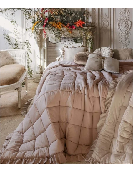Blanc MariClò - Quilt with Gala Diamante Collection - Pink