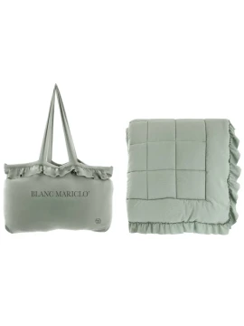 Blanc MariClò - Quilt with Gala Diamante Collection - Green