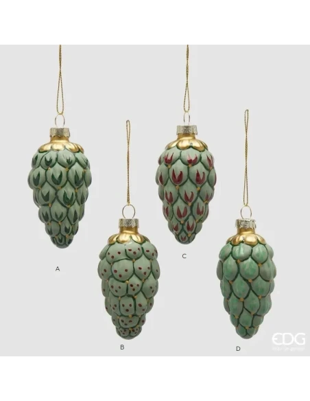 EDG - Pallina di Natale Pigna  - Verde