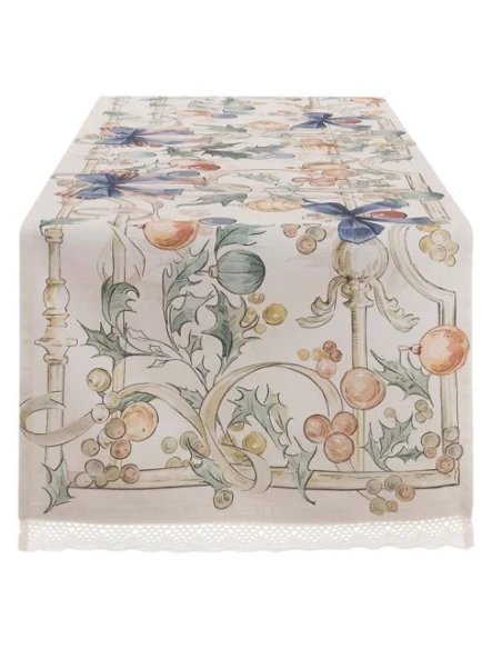 Blanc MariClò - Runner con Pizzo Intrecci di Sogno - Multicolore