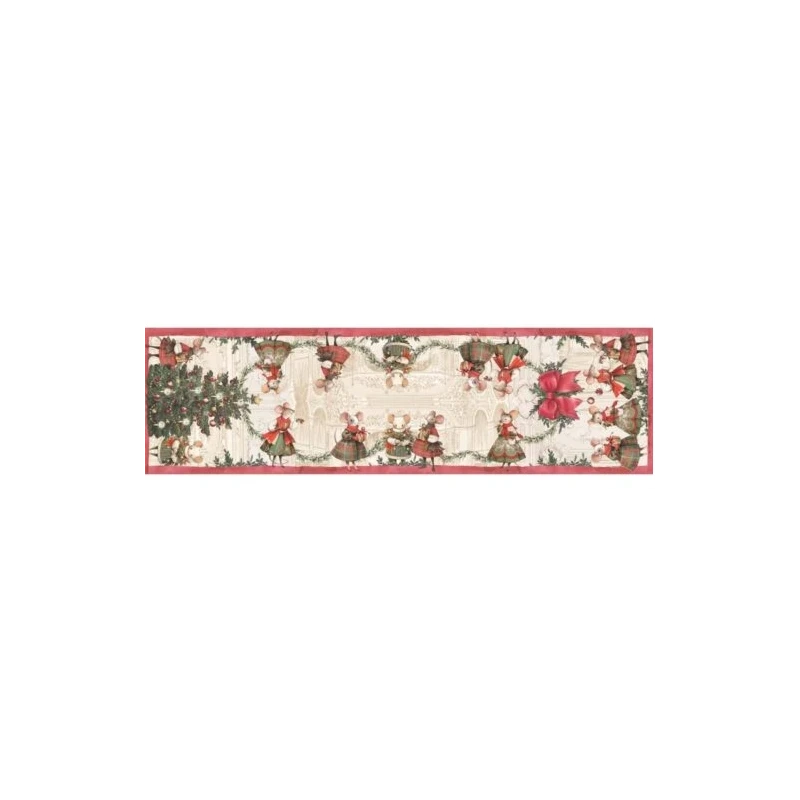 Blanc MariClò - Christmas Fairy Tale Table Runner - Multicolor