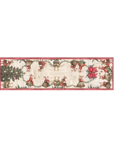Blanc MariClò - Christmas Fairy Tale Table Runner - Multicolor