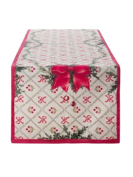 Blanc MariClò - Christmas Fairy Tale Bow Runner - Multicolor
