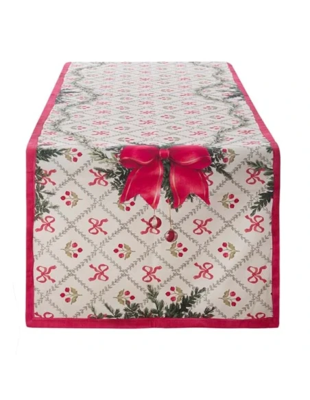 Blanc MariClò - Christmas Fairy Tale Bow Runner - Multicolor