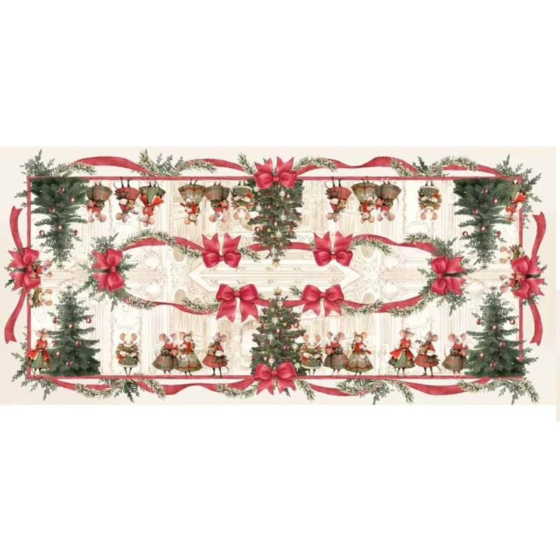 Blanc MariClò - Christmas Fairy Tale Tablecloth - 160 x 350 cm