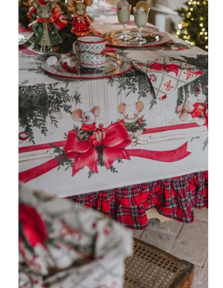Blanc MariClò - Christmas Fairy Tale Tablecloth - 160 x 350 cm
