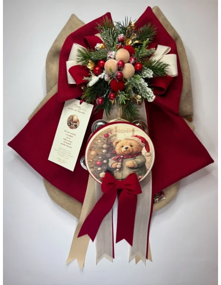 Madame Fioccò - Fiocco Teddy Cuore di Coccola - 50 cm