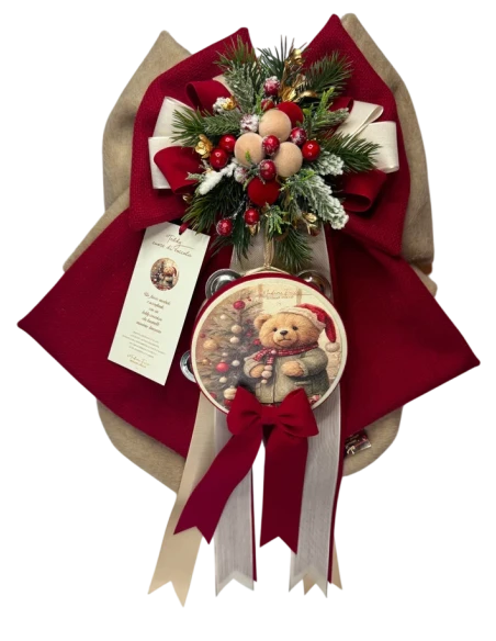 Madame Fioccò - Fiocco Teddy Cuore di Coccola - 50 cm