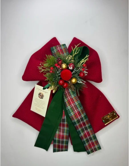 Madame Fioccò - Scottish Elegance Bow Decoration - 30 cm