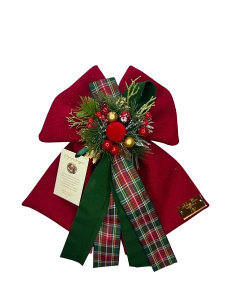 Madame Fioccò - Scottish Elegance Bow Decoration - 30 cm
