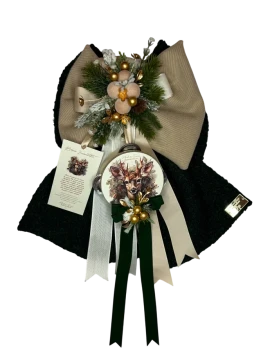 Madame Fioccò - Enchanted Forest Bow Decoration - 40 cm