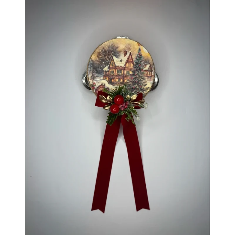 Madame Fioccò - Tamburello Eleganza Scozzese - Ø 10 cm