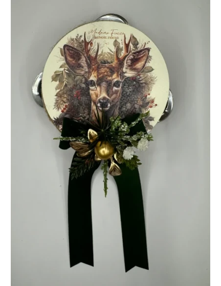 Madame Fioccò - Enchanted Forest Tambourine - Ø 10 cm