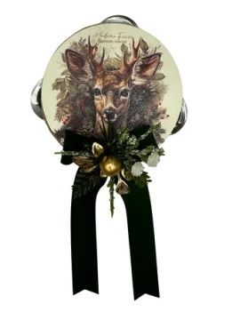 Madame Fioccò - Enchanted Forest Tambourine - Ø 10 cm