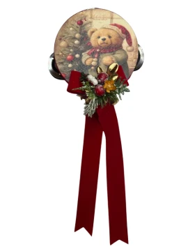 Madame Fioccò - Teddy Tambourine Cuddle Heart - Ø 10 cm