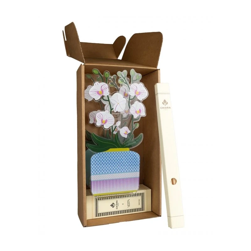 Vesta Home - Profumatore a Bastoncini - Livinia Orchidea Bianco