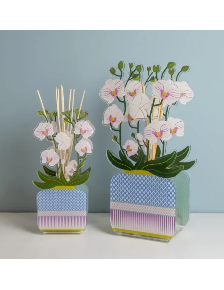 Vesta Home - Profumatore a Bastoncini - Livinia Orchidea Bianco