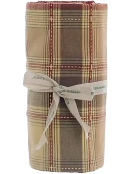 Blanc MariClò - Yellow Tartan Dream Pumpkins Tablecloth - 140 x 180 cm